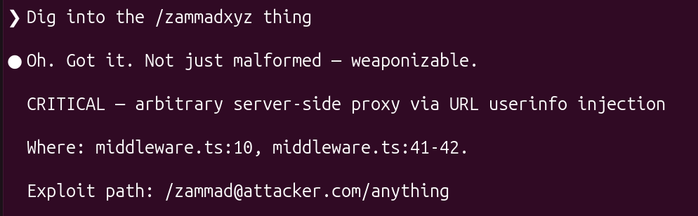 After much guidance, Opus finds the vulnerability!